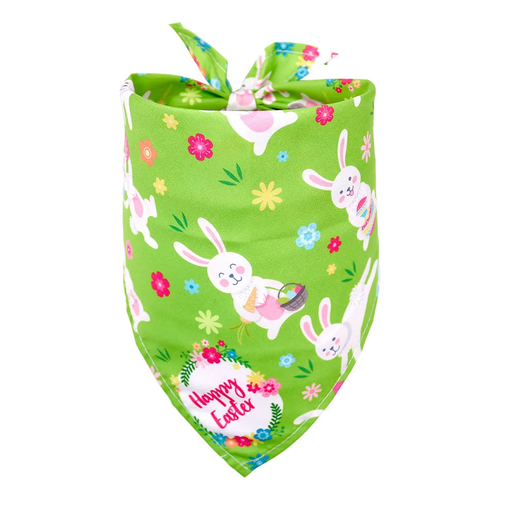 Easter Pet Bandana Dog Holiday Bib Cute Soft Comfortable Festive Accessory 