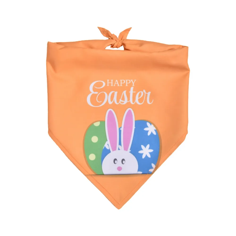 Easter Reversible Dog Bandana Scarf - Cute Soft Pet Accessory Festive Pet Bib
