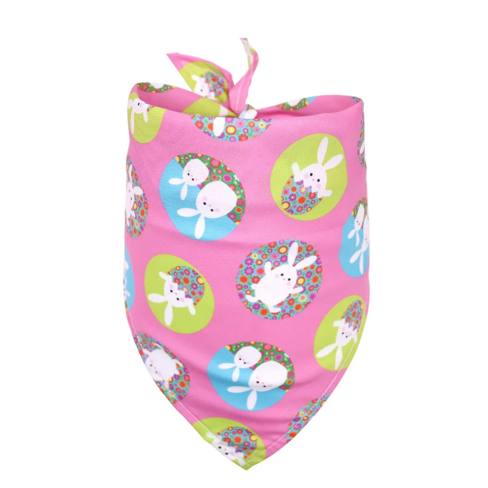 Easter Pet Bandana   Dog Holiday Bib Cute Soft Comfortable Festive Accessory 