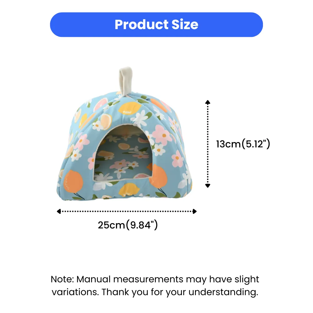 S Size Spring-Summer Series Triangular Cozy Small Pet Cave Bed5