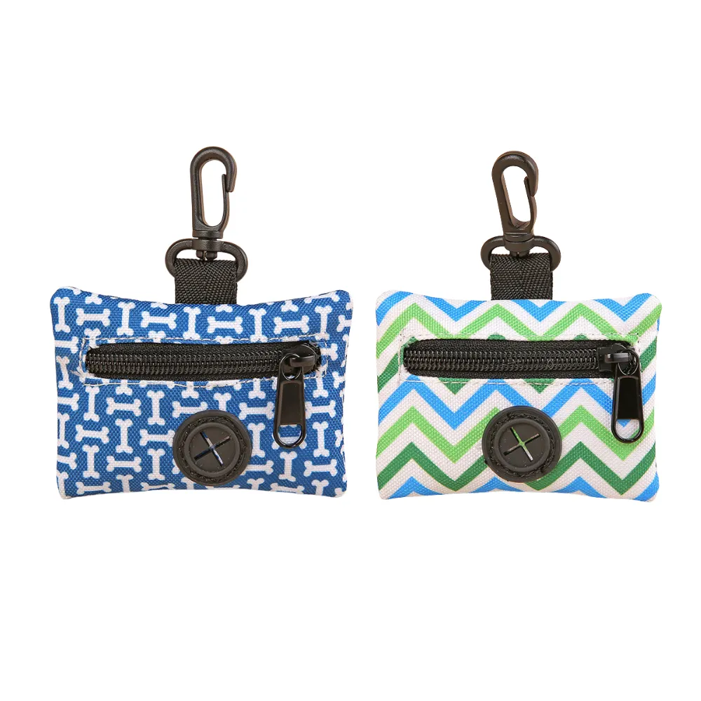 Quick-Hook and Zipper Front Slip-Resistant Dog Poop Bag Holder (6)
