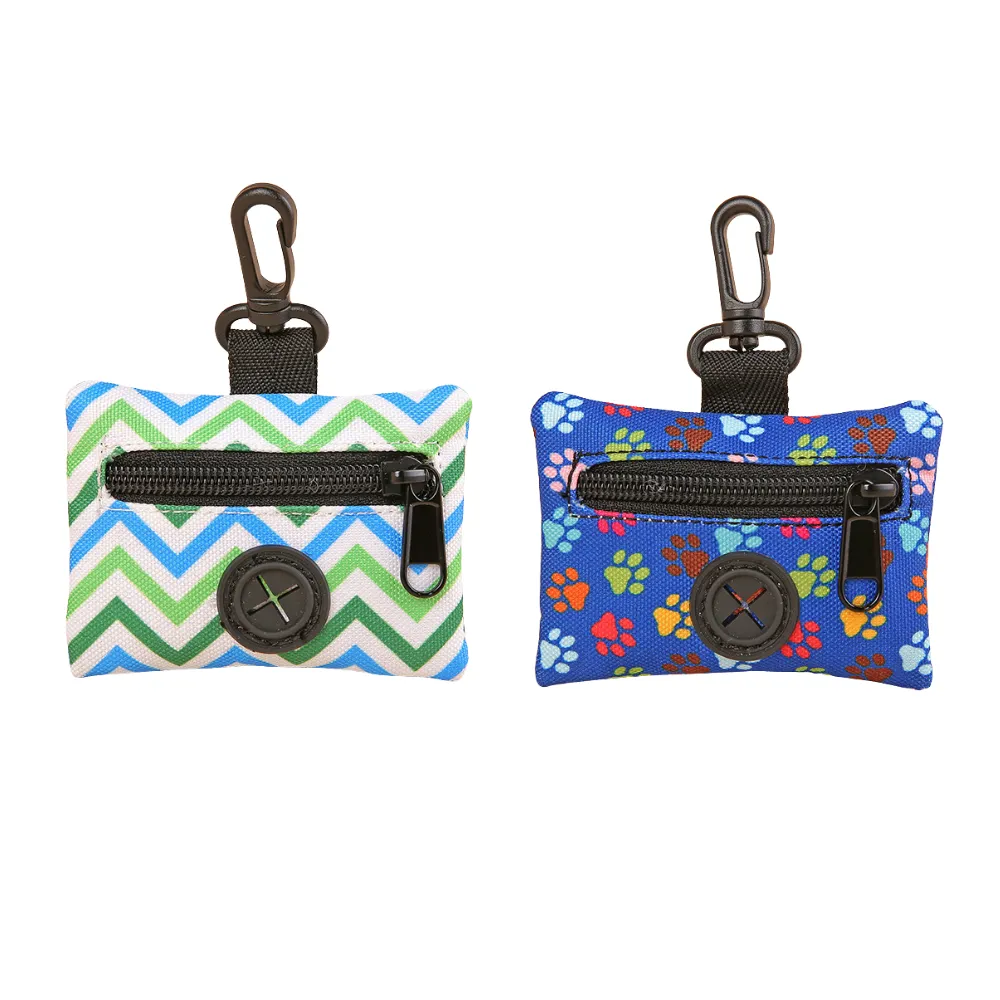 Quick-Hook and Zipper Front Slip-Resistant Dog Poop Bag Holder (8)