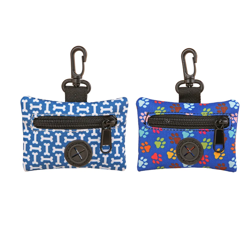 Quick-Hook and Zipper Front Slip-Resistant Dog Poop Bag Holder (7)
