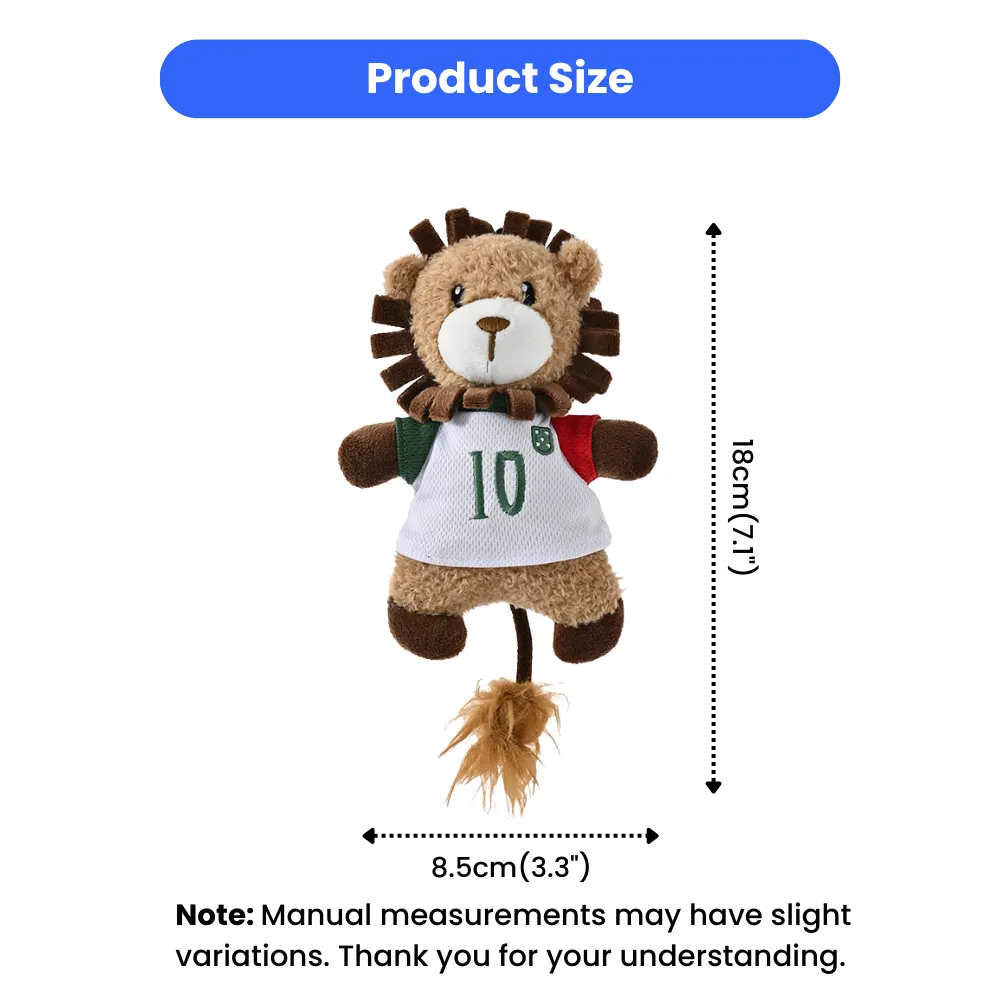 Squeaker Comfortbale FPF Pet Plush Toy - Lion (1)