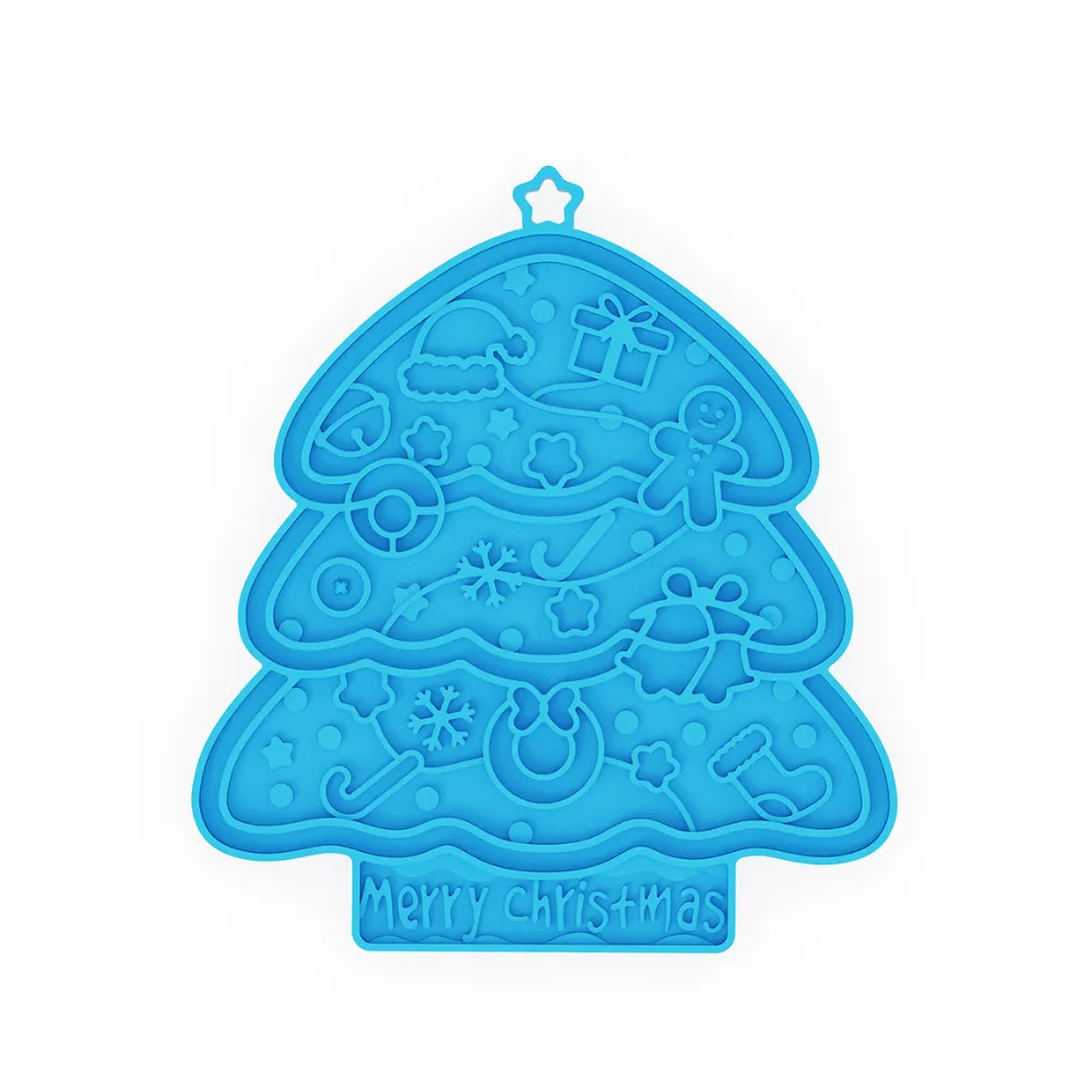 Pet Christmas silicone mat (4) Pet Christmas silicone mat (4)