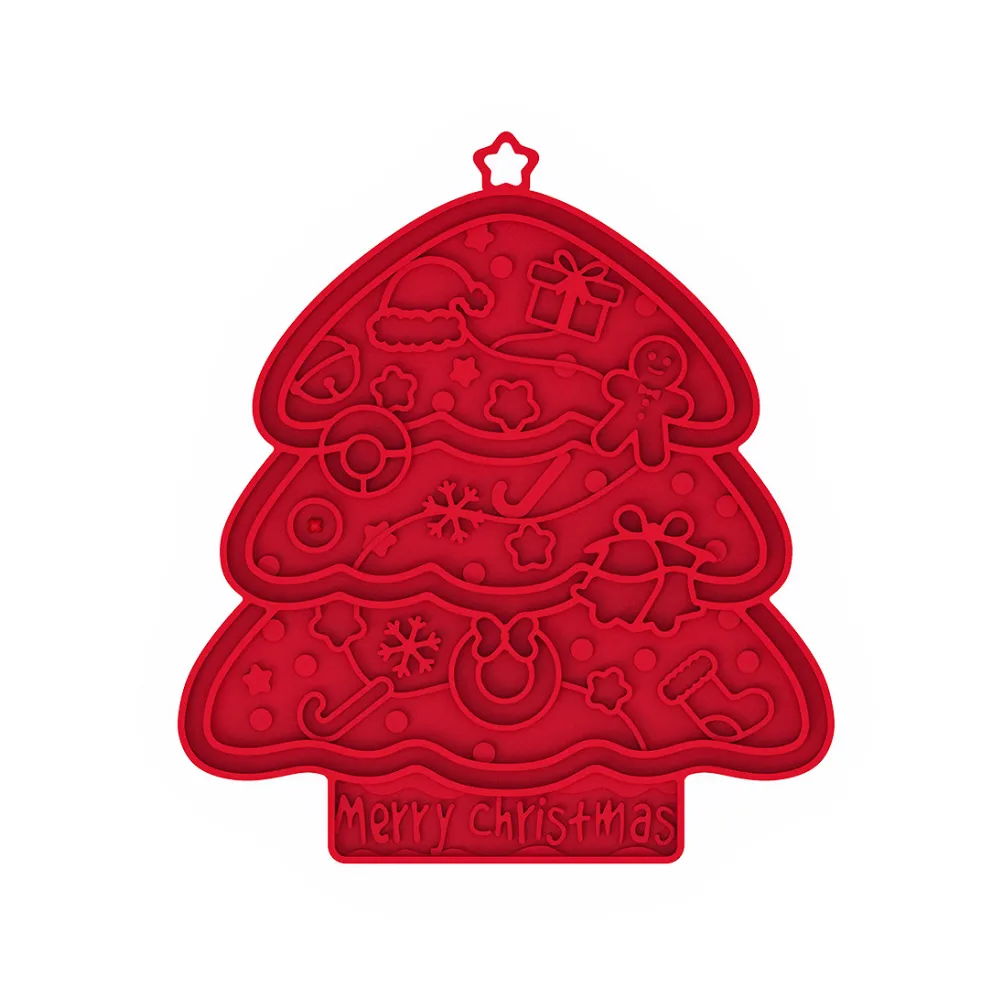 Pet Christmas silicone mat (5) Pet Christmas silicone mat (5)