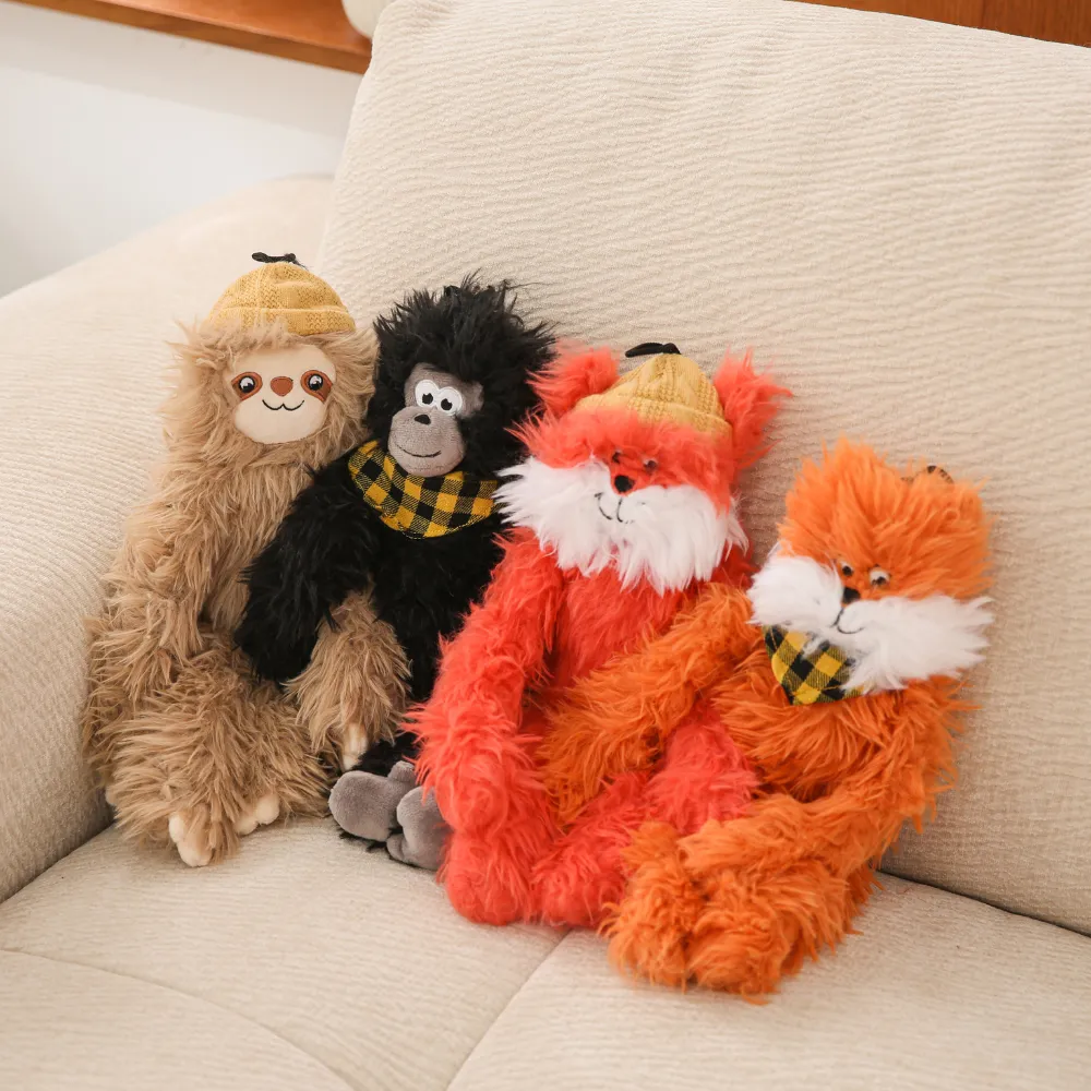 Hangable Squeaky Crinkly Dog Companion Toy