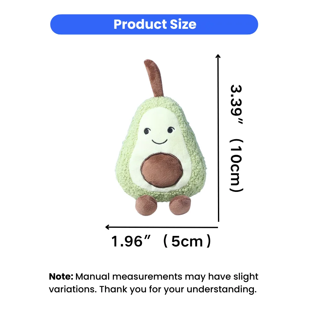 dog plush toy size 3.94 inch height 1.97 inch width small pet chew toy measurement