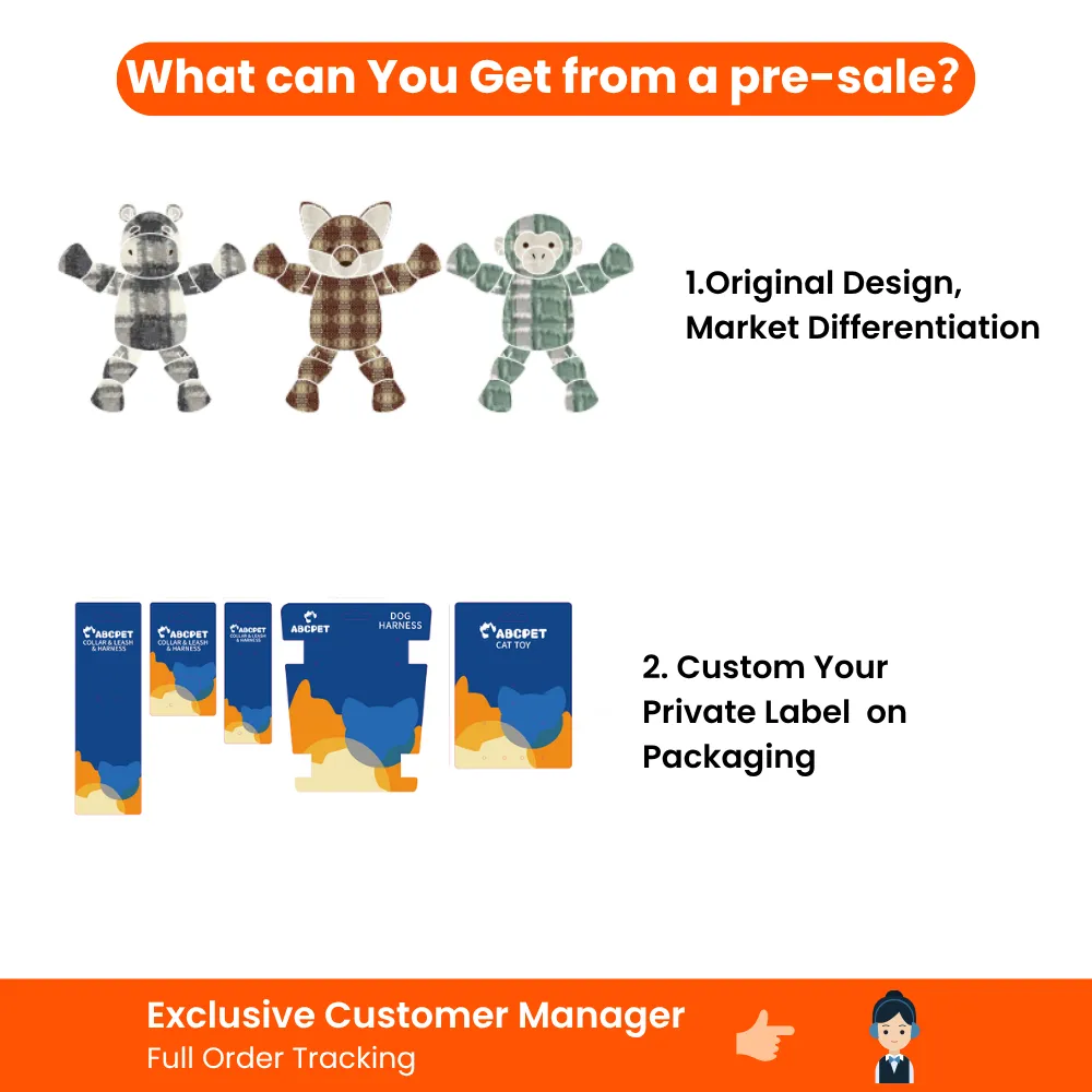 Information graphic showing original design and custom private label packaging options.