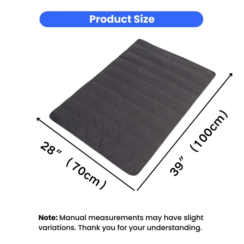 dog outdoor mat size 28 x 39 inches portable foldable pet mat dimensions waterproof