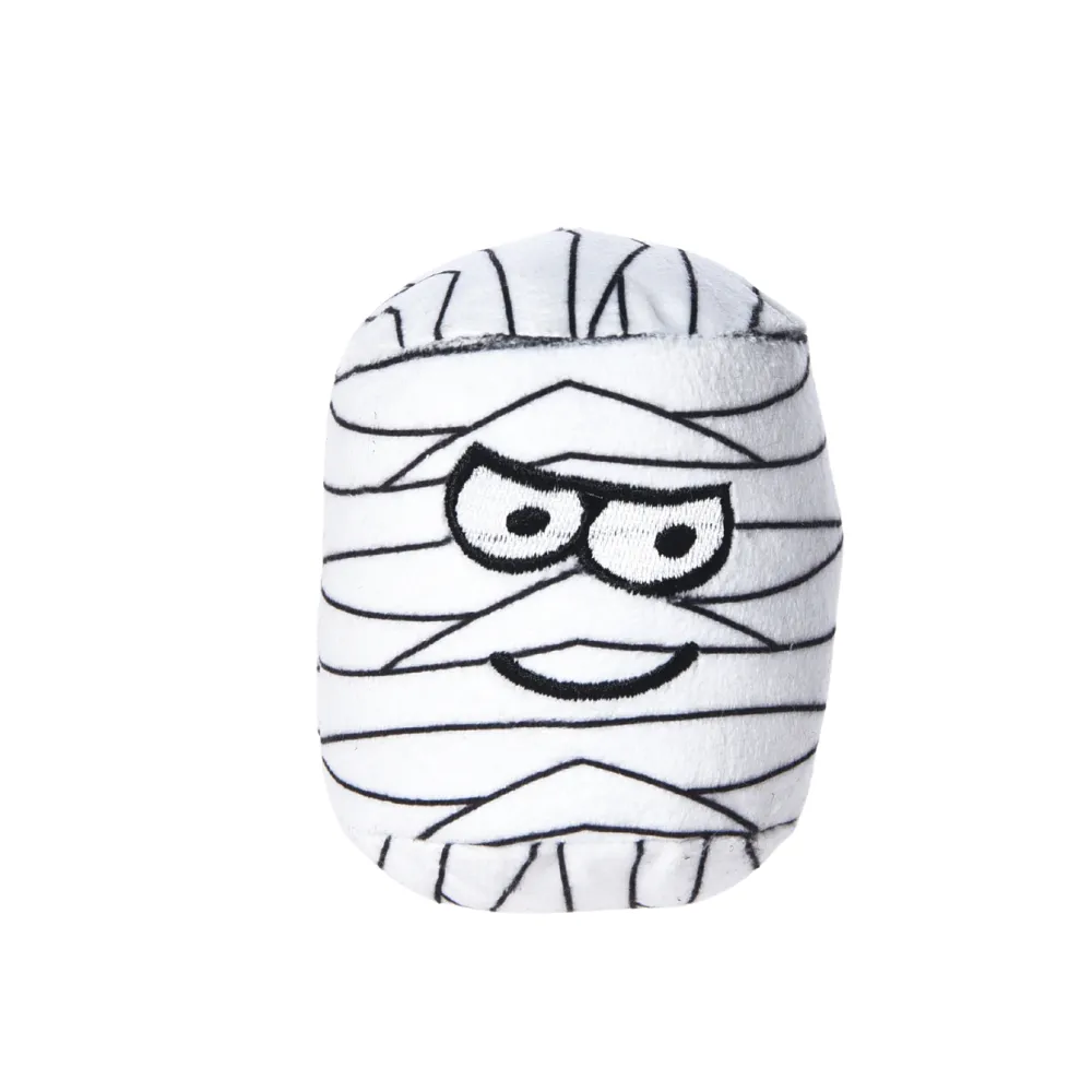Mummy Dog Toy Plush Halloween Squeaky Toy Bulk Petfairs mummy plush dog toy halloween squeaky soft pet toy bulk wholesale