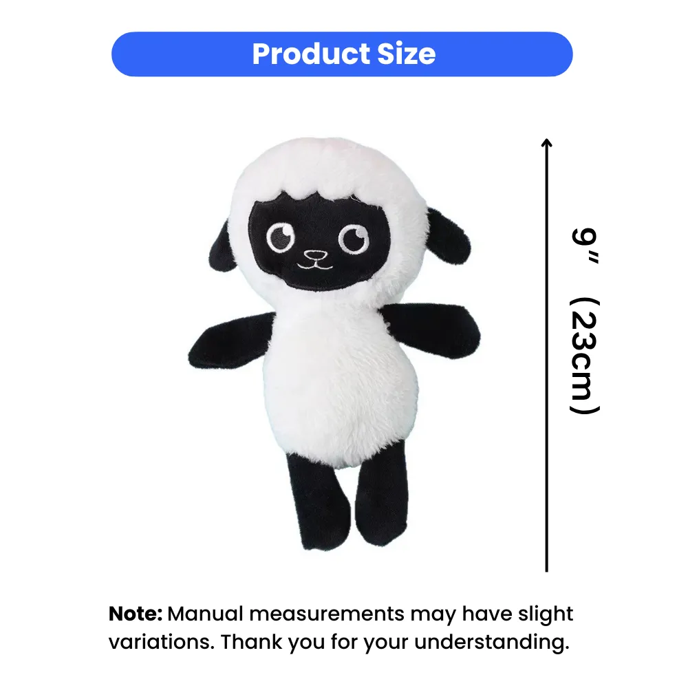 plush sheep dog toy size 23cm small dog toy measurement soft stuffed pet toy