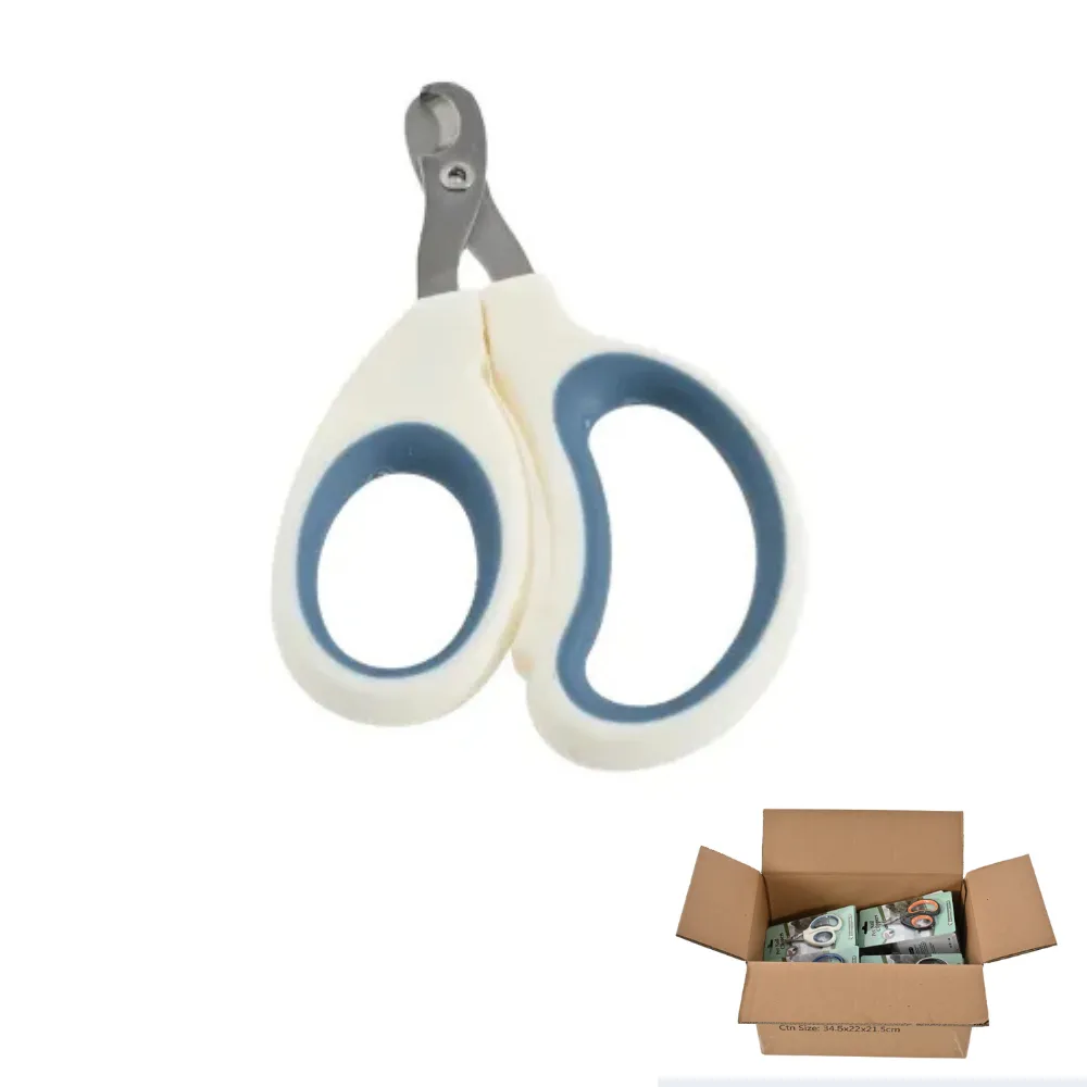 light blue cat nail clippers safe compact grooming tool for cats