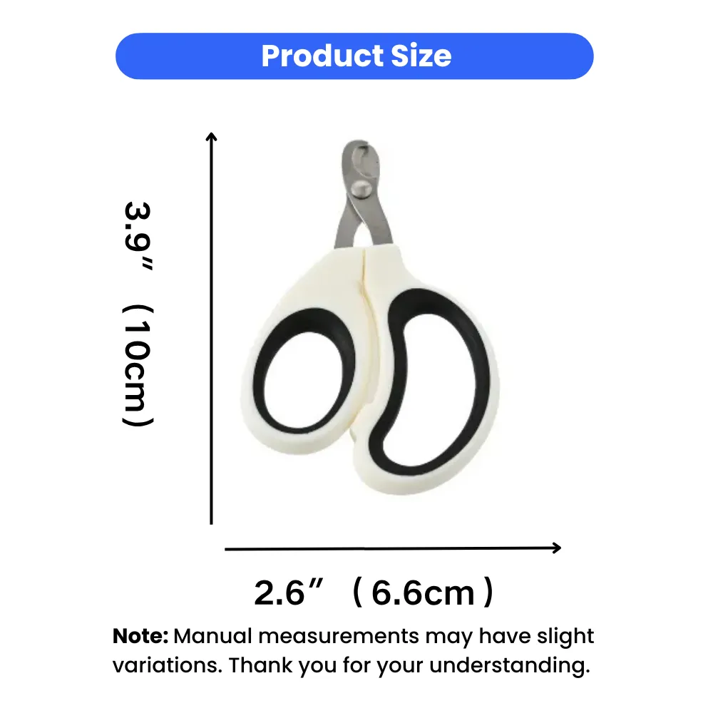 cat nail clippers size 10cm 6.6cm compact ergonomic design