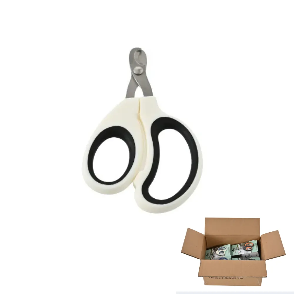 white cat nail clippers bulk packaging carton pet grooming tools wholesale