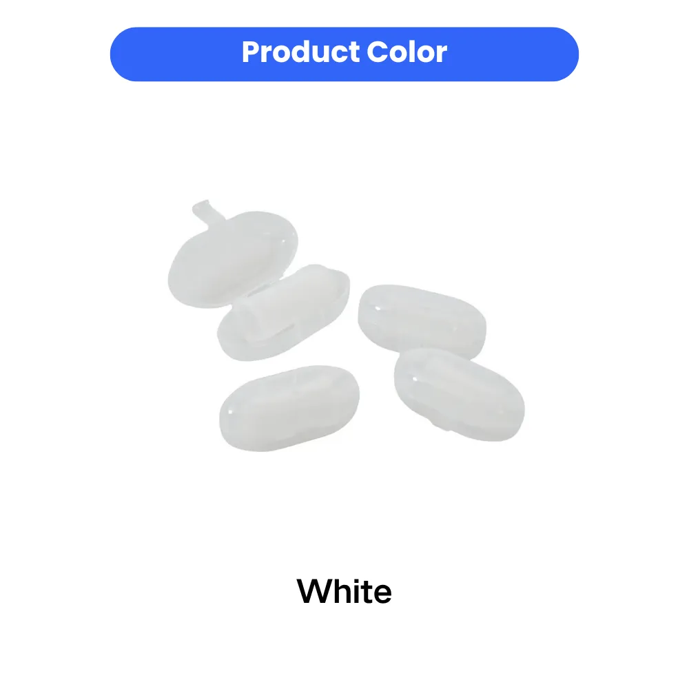 white silicone pet finger toothbrush with storage case dog cat dental cleaning accessory