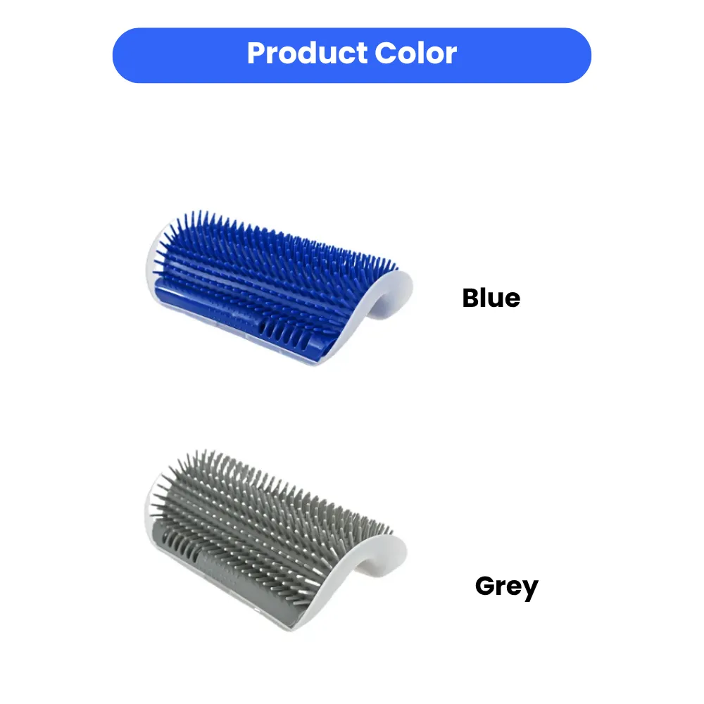 A simplified color chart showing the two color options for the Cat Self-Groomer.