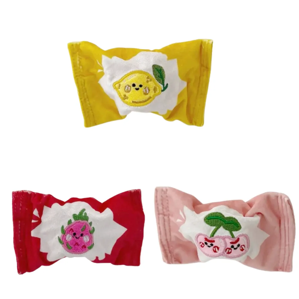 Cute Fruit Squeaky Bounce Ball Dog Toys Wholesale Colorful fruit-shaped squeaky bounce ball dog toys with soft fabric and elastic TPR ball for interactive pet play