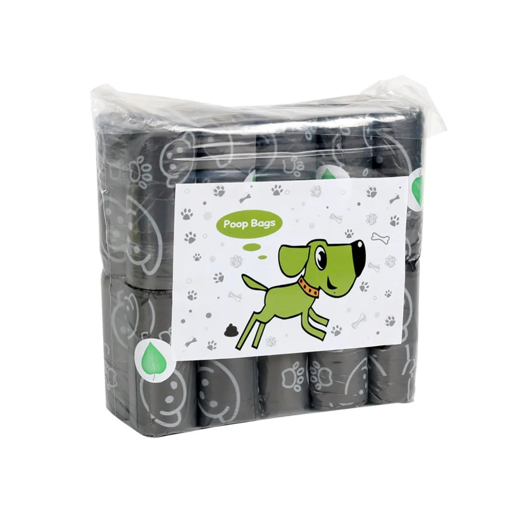 Grey Biodegradable Dog Poop Bags Value Pack Grey biodegradable dog poop bags value pack with 20 rolls for pet owners and dog walking