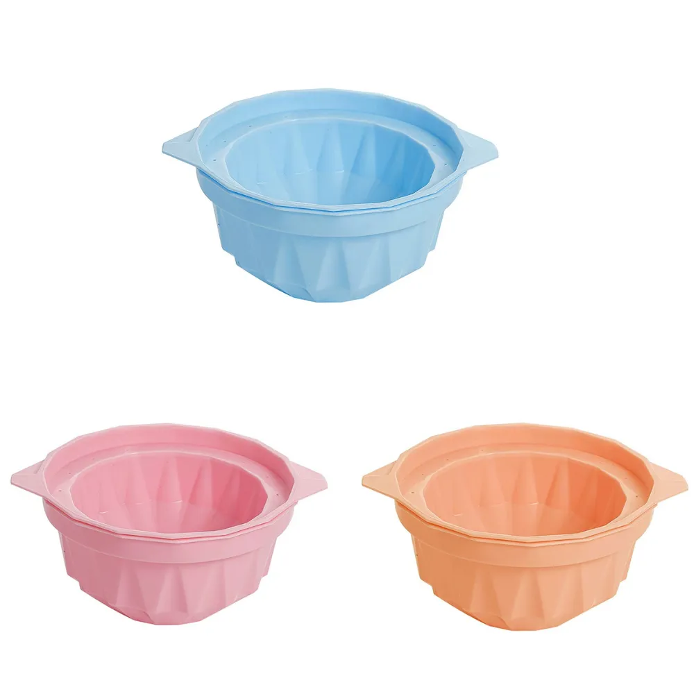 Food-grade reusable dog ice bowl mold for making frozen pet water bowls in summer