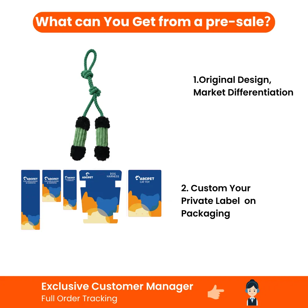 Private label custom dog plush toys with original design and packaging options