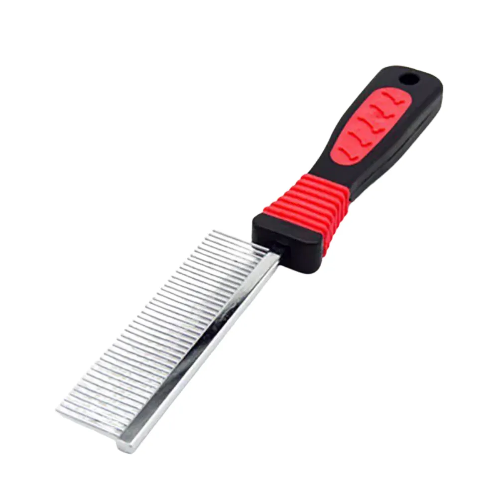 Long Teeth Pet Comb for Dogs and Cats Long teeth stainless steel pet comb with ergonomic handle for dogs and cats grooming
